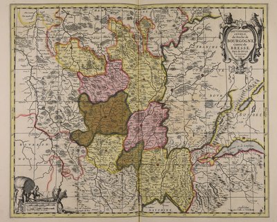 Burgundin herttuakunnan yleinen hallinto Bressen kreivikunta Buge Valromey ja Gex amp;c Buge Valromey ja Gex amp;c. tekijältä Guillaume Sanson