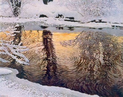 Frost tekijältä Gustaf Edolf Fjaestad