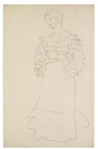Bildnis Magda Mautner-Markhofin tutkimus tekijältä Gustav Klimt