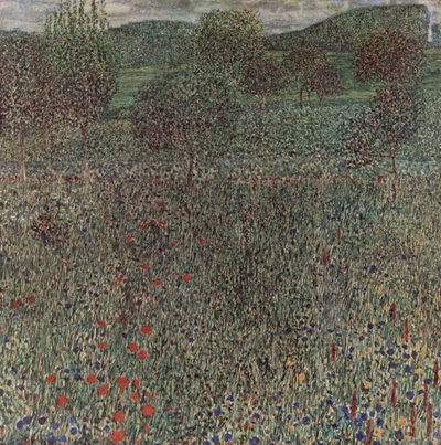 Blühendes Feld tekijältä Gustav Klimt