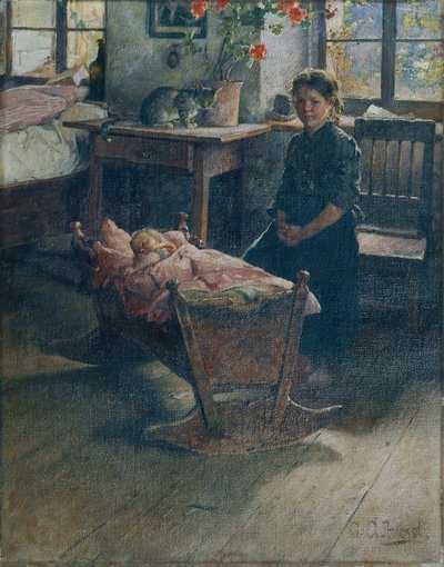 kehdossa tekijältä Gustav Adolf Hessl