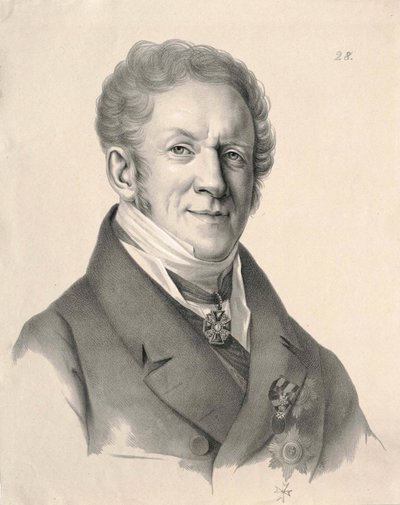 Balthasar Campenhausen (1820-luvun kaiverrus). tekijältä Gustav Adolf Hippius