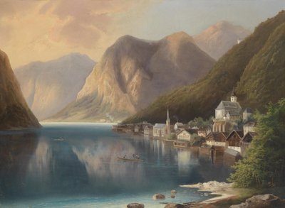 Näkymä Hallstadtiin tekijältä Gustav Barbarini