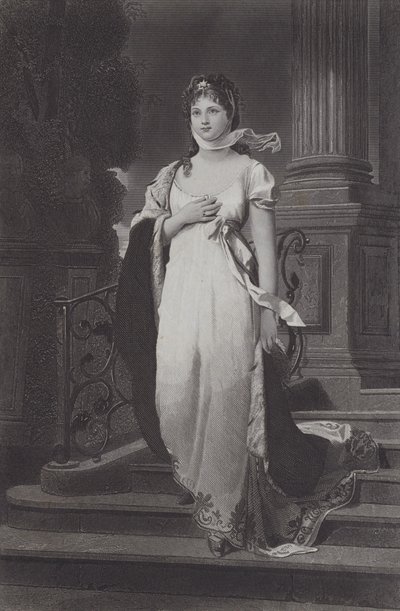 Louise, Preussin kuninkaan Frederick William III:n kuningatar puoliso tekijältä Gustav Karl Ludwig Richter