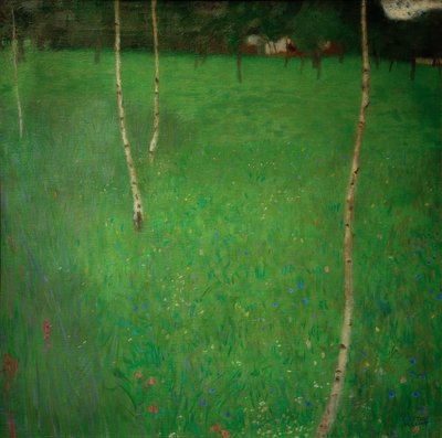 Bauernhaus mit Birken tekijältä Gustav Klimt