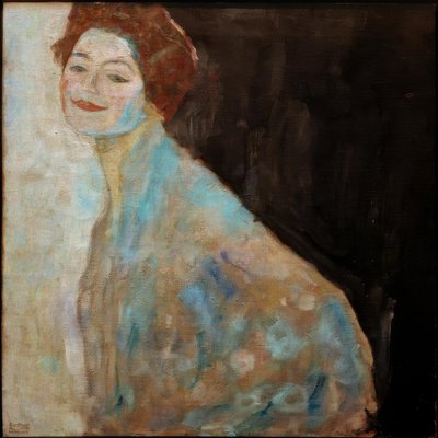 Damenbildnis in Weiß tekijältä Gustav Klimt