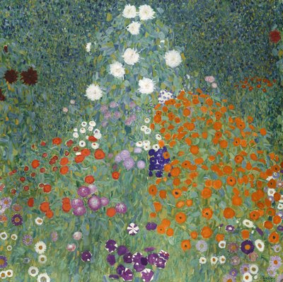 Kukkapuutarha, 1905-07 tekijältä Gustav Klimt