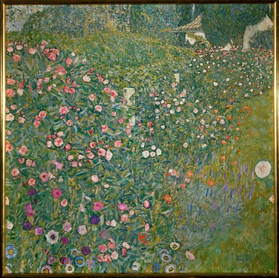 Italian puutarha maisema tekijältä Gustav Klimt