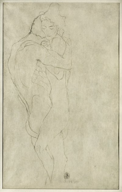 Rakastajat tekijältä Gustav Klimt