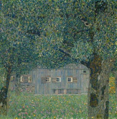 Oberösterreichisches Bauernhaus tekijältä Gustav Klimt