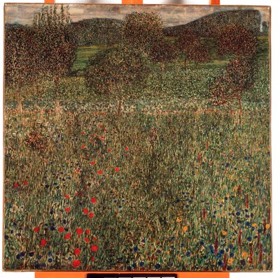 Hedelmätarha, noin 1905 (öljy kankaalle) tekijältä Gustav Klimt