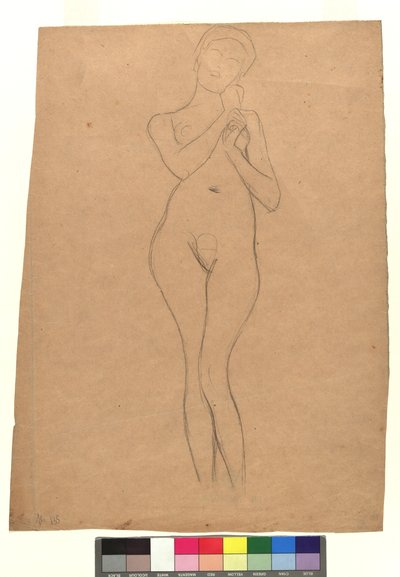 Stehender weiblicher Akt tekijältä Gustav Klimt
