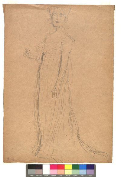 Studie zu einem Damenporträt tekijältä Gustav Klimt