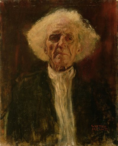 Tutkimus sokean miehen päästä tekijältä Gustav Klimt