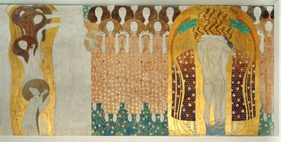 Beethovenin friisi, yksityiskohta tekijältä Gustav Klimt