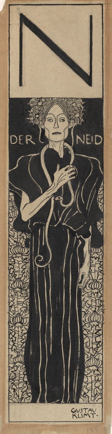 Kateus, 1898. tekijältä Gustav Klimt