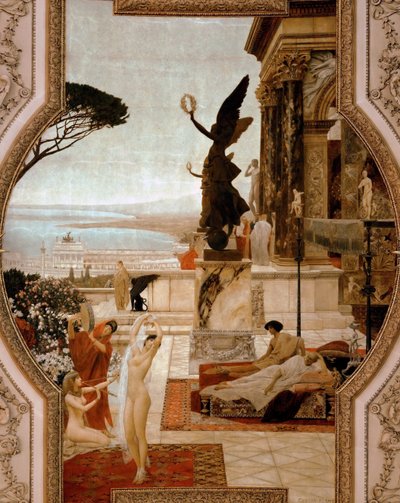 Taorminan teatteri, 1884-1888 tekijältä Gustav Klimt