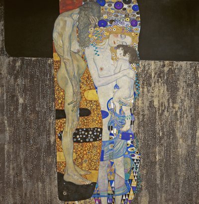 Naisen kolme aikakautta tekijältä Gustav Klimt