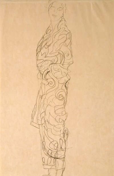 Nainen kimonossa tekijältä Gustav Klimt