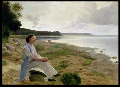 On The Beach (öljy kankaalle) tekijältä Gustav Vermehren