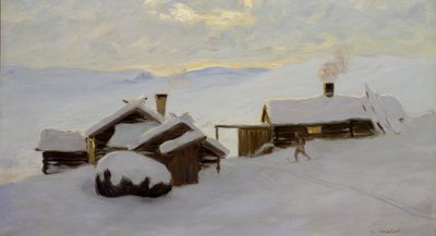 Sjodalen (öljy kankaalle) tekijältä Gustav Wentzel