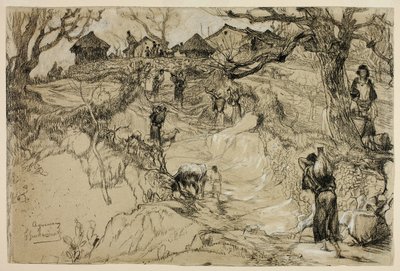 Aquemoun, Algeria tekijältä Gustave Achille Guillaumet