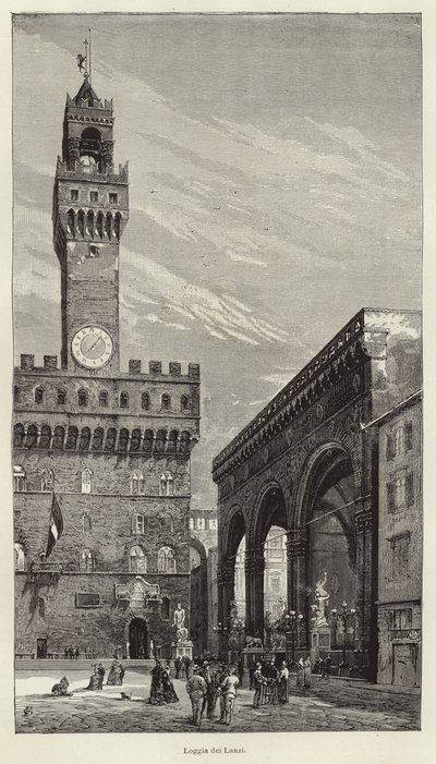 Loggia dei Lanzi tekijältä Gustave Bauernfeind