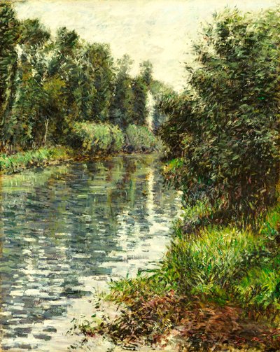 Pieni Seinen haara, Argenteuil, 1888-90 tekijältä Gustave Caillebotte