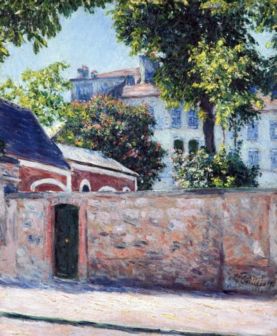 Talot Argenteuilissa - Gustave Caillebotten (1848-1894) maalaus tekijältä Gustave Caillebotte