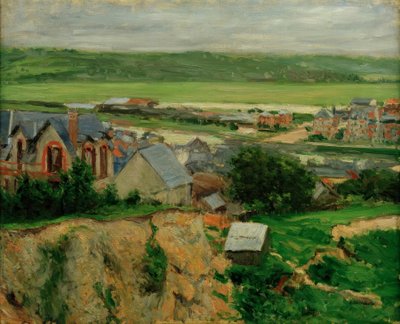 Touquesin laakso, Trouville tekijältä Gustave Caillebotte