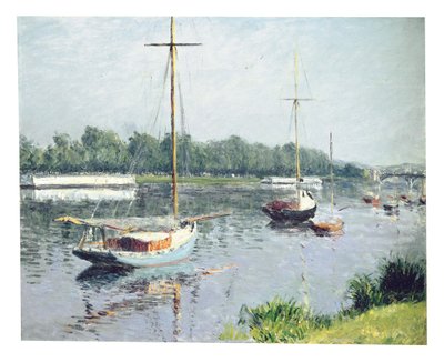 Argenteuil-allas, noin 1882 tekijältä Gustave Caillebotte
