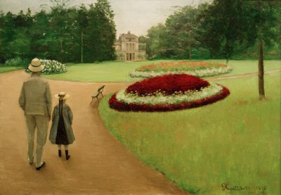 Le parc de la propriété à Yerres tekijältä Gustave Caillebotte