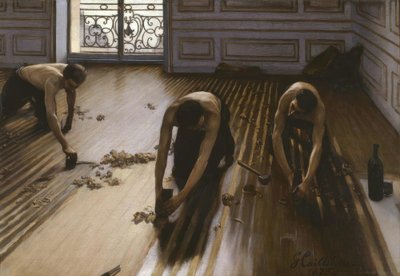 Les Raboteurs de Parquet tekijältä Gustave Caillebotte