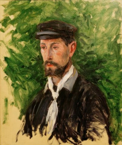 Eugène Lamyn muotokuva, rintakuva tekijältä Gustave Caillebotte