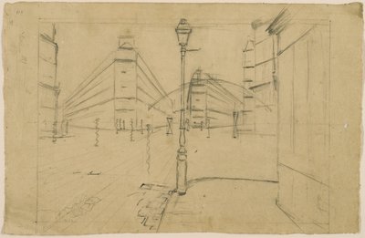 Paris Streetin tutkimus; Sateinen päivä tekijältä Gustave Caillebotte