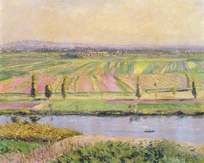 Gennevilliersin tasango Argenteuilin kukkuloilta, 1888 tekijältä Gustave Caillebotte