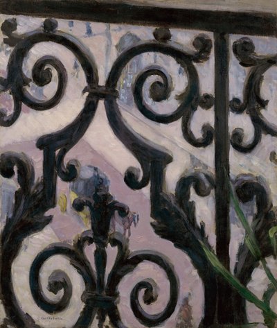 Näkymä parvekkeelta tekijältä Gustave Caillebotte