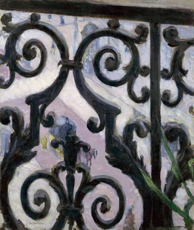 Näkymä parvekkeelta - Näkymä parvekkeelta - Gustave Caillebotten (1848-1894) maalaus tekijältä Gustave Caillebotte