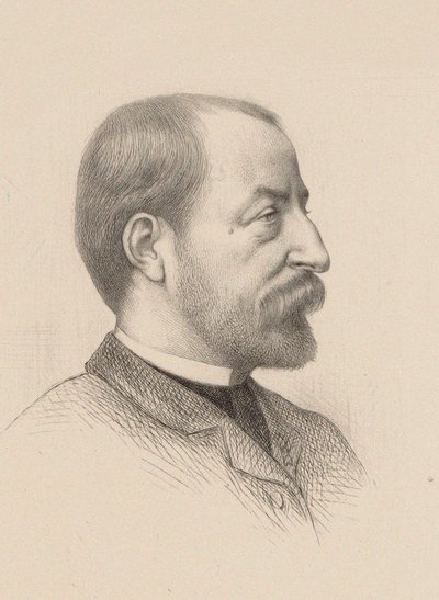 Säveltäjä Camille Saint-Saënsin muotokuva 1835-1921, 1884. tekijältä Gustave Clarence Rodolphe Boulanger