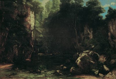 Varjoisa puro tekijältä Gustave Courbet
