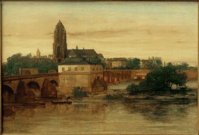 G.Courbet, Blick auf Frankfurt am Main…. tekijältä Gustave Courbet