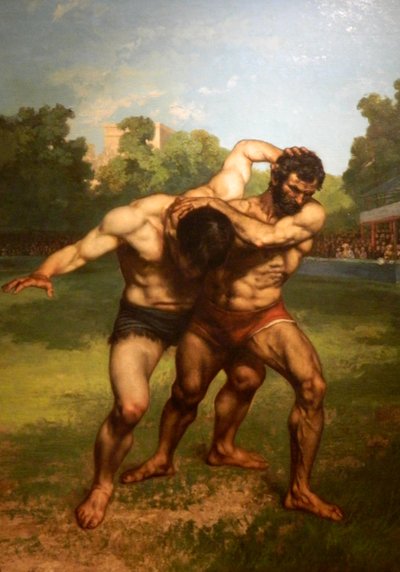Gustave Courbet - Painijat tekijältä Gustave Courbet