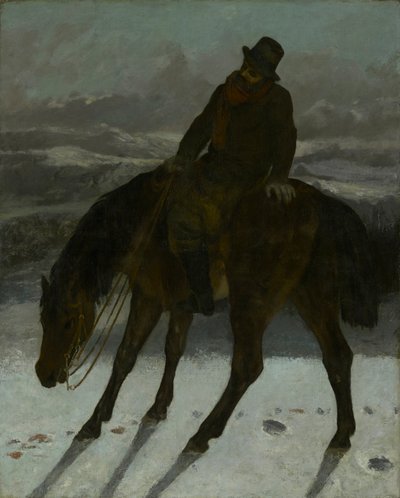 Caçador a cavall finlandès tekijältä Gustave Courbet