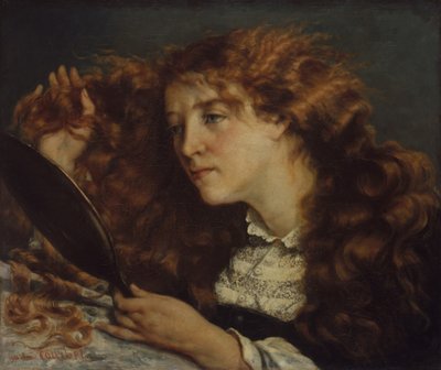 Jo, La Belle Irlandaise, 1865-66. tekijältä Gustave Courbet