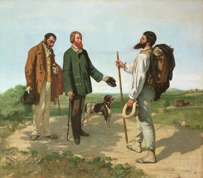 Kokous tai Hei Monsieur Courbet tekijältä Gustave Courbet