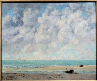 Meri tyynellä säällä tekijältä Gustave Courbet