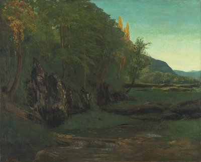 Maisema Juralta tekijältä Gustave Courbet