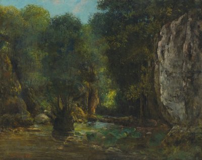 Le Puits Noir (Louen rotkot) tekijältä Gustave Courbet