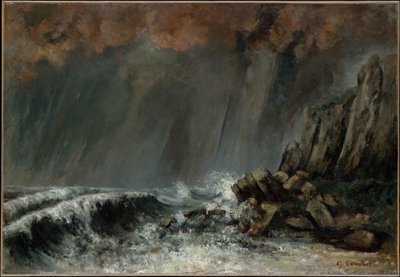 Merivoimat: Vesipyörre tekijältä Gustave Courbet