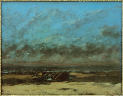Marine, marée basse tekijältä Gustave Courbet